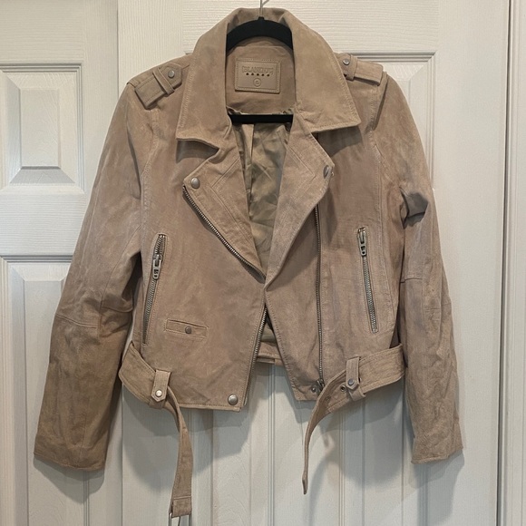 Blank NYC Jackets & Blazers - Blank NYC Women's Tan Leather Jacket